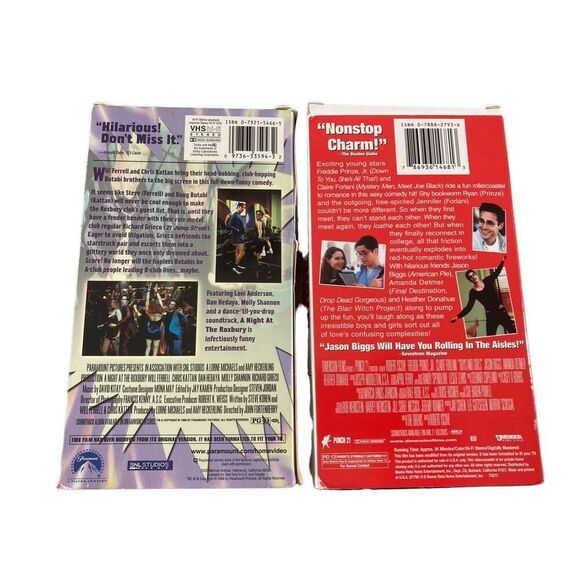 Boys And Girls A Night At The Roxbury VHS Tape Vintage Movie Y2K 90s Electronics - Picture 2 of 2